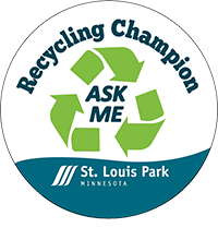 Recycling Champions Button