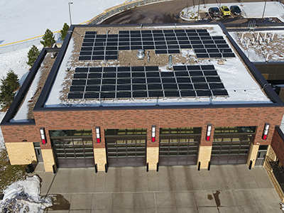 fire station 2 solar panels