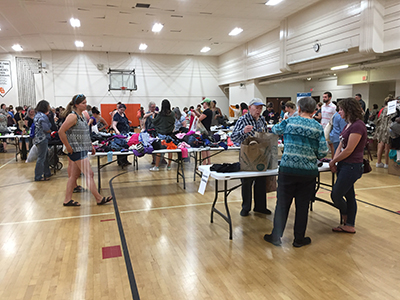 Clothing swap 2019 attendees