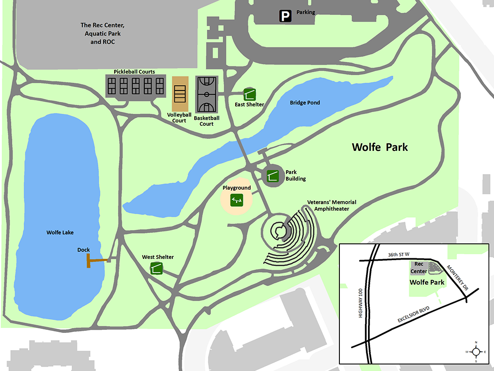 Wolfe Park map