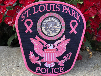 pink police patch