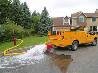 watermain flushing