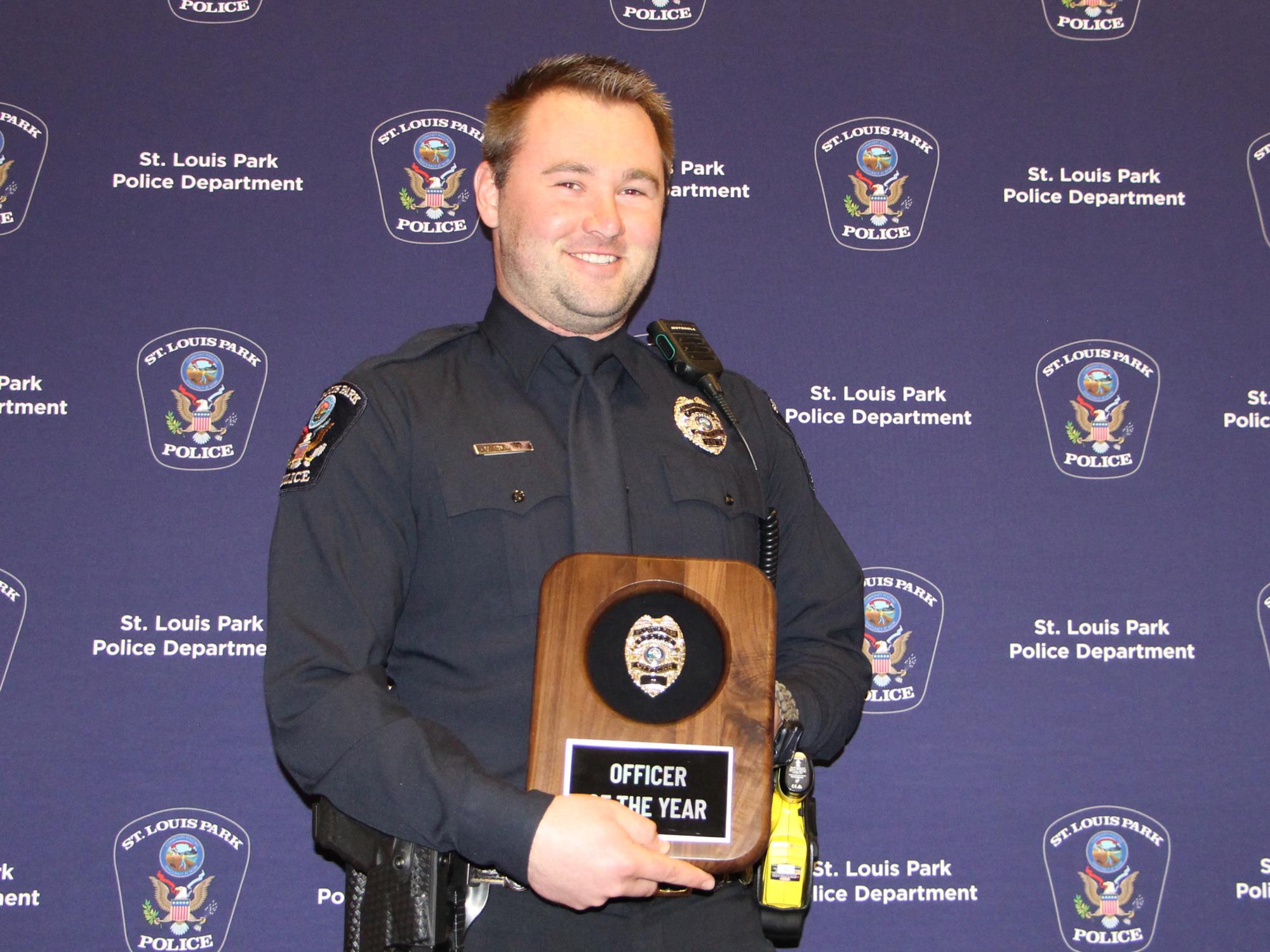 2022 officer of the year Mitch Swanson