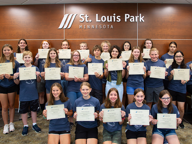 group of junior naturalists