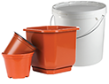 Recyclable Bulky Rigid Plastics - plastic buckets, garden pots